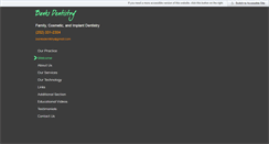 Desktop Screenshot of banksdentistry.com